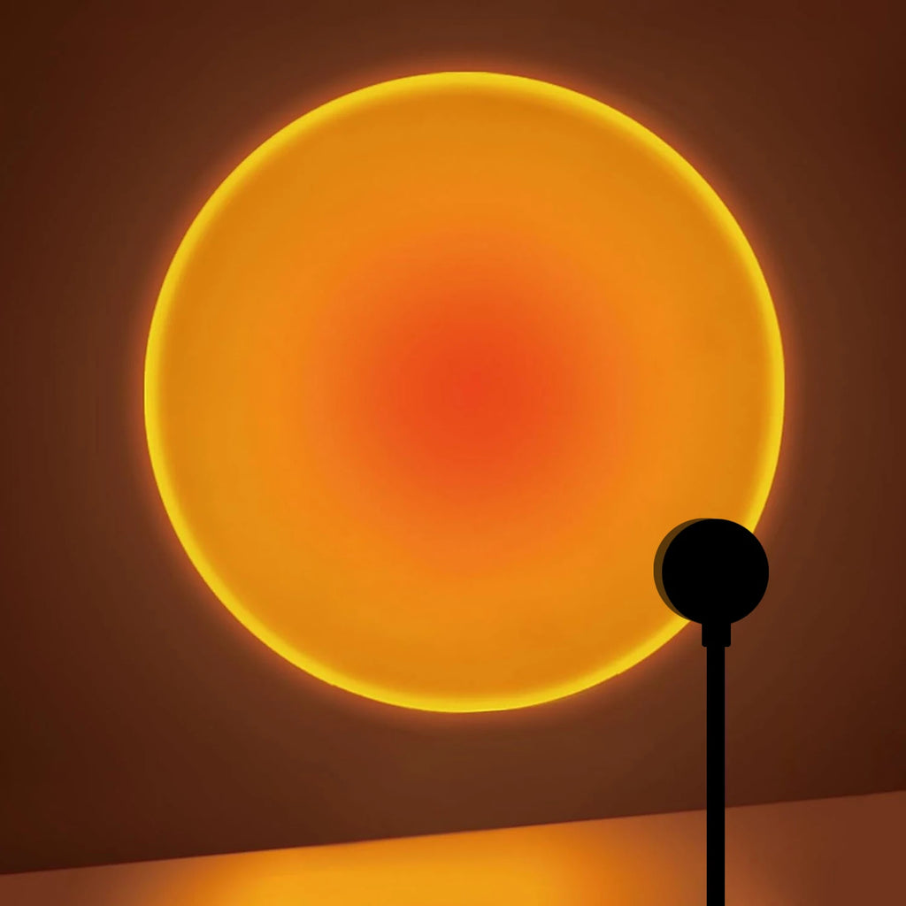 Lampa projekcyjna zachodu słońca do dekoracji domu