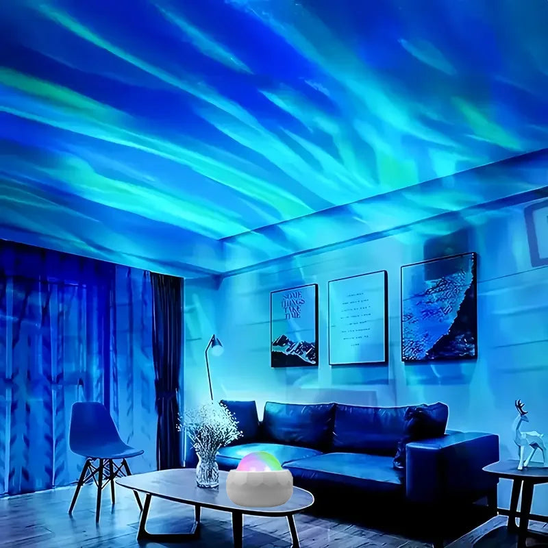 Projektor Galaktyki Aurora – LED RGB 360° z Pilotem